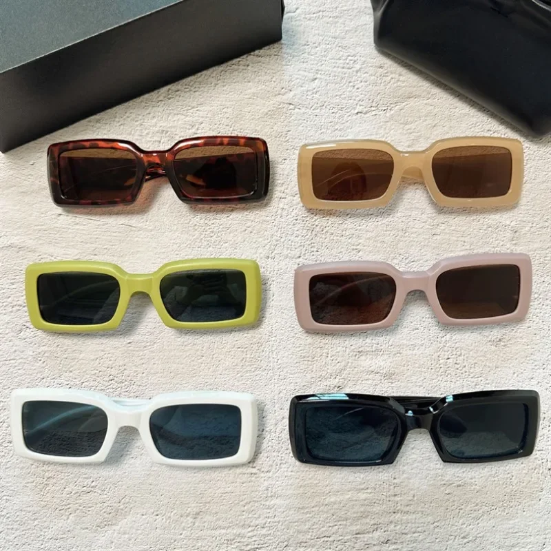 Street Fashion Photo - New Small Rectangular Women's Sunglasses Women