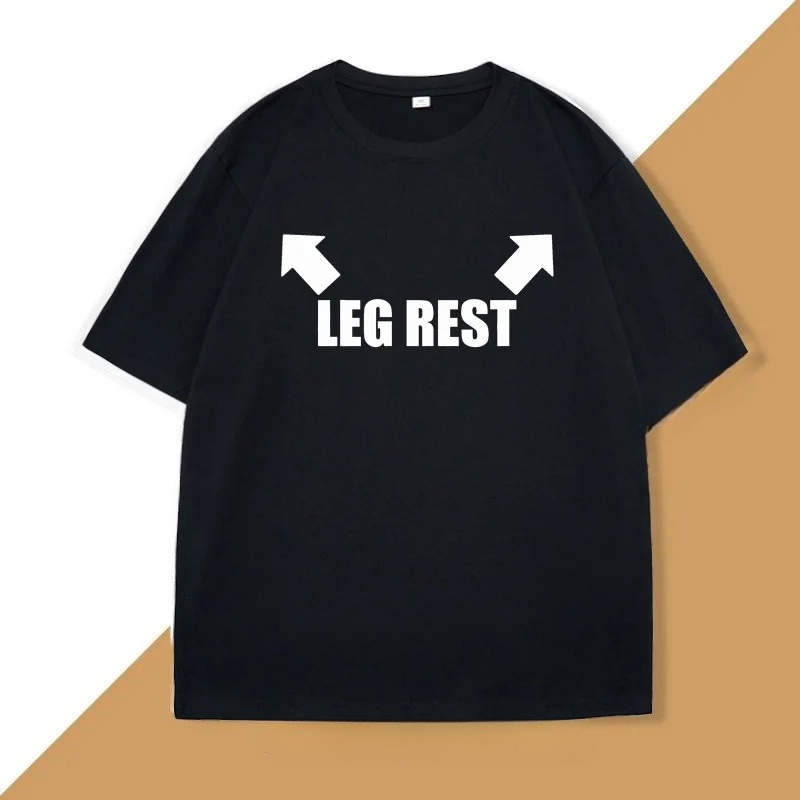 Street Fashion Theme - Trendy Funny Arrow Leg Rest Slogan