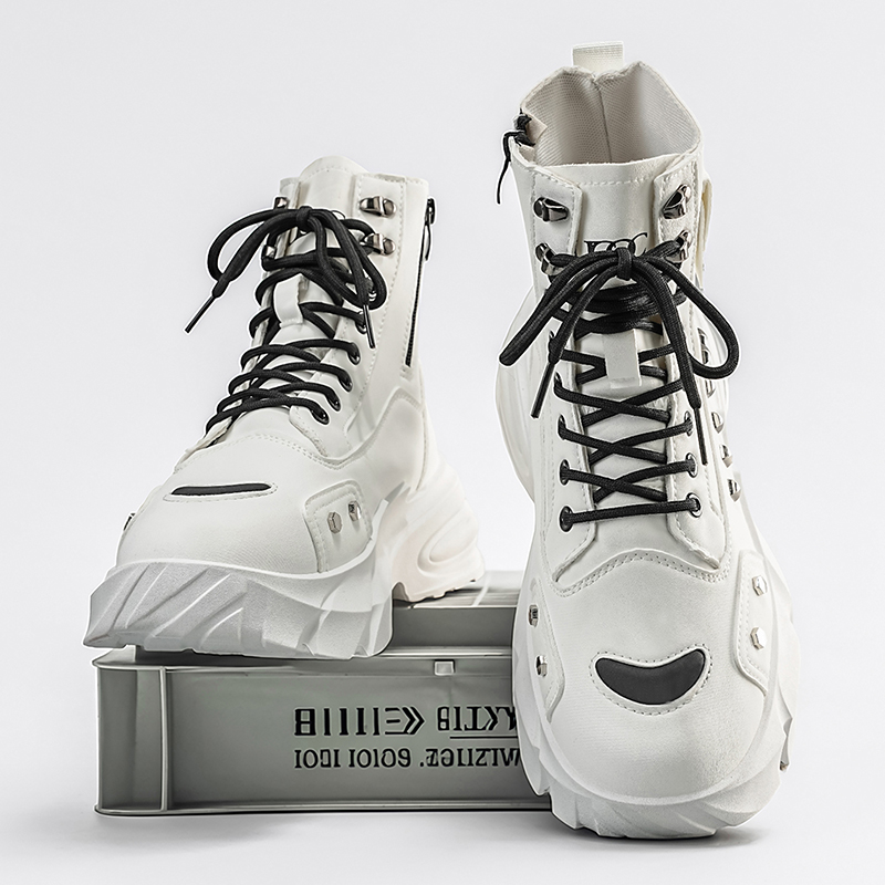 Street Fashion Luxury - Boots for Man Fashion Rivet Leather