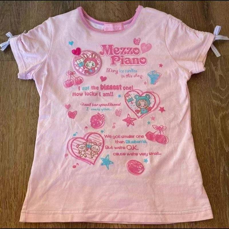 Vintage Kawaii Cute Short Slee - Street Fashion China 评论和价格