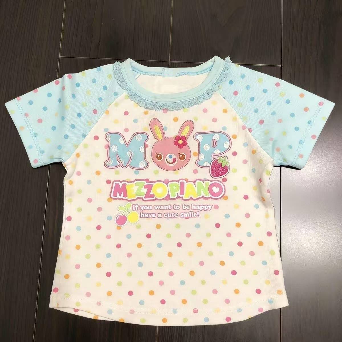 Vintage Kawaii Cute Short Slee - Street Fashion China 评论和价格