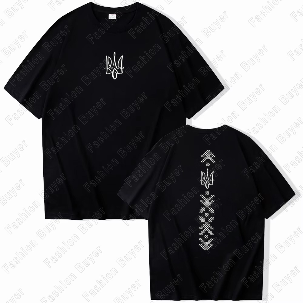 Ukraine-themed Geometric Print - Street Fashion Theme 评论和价格
