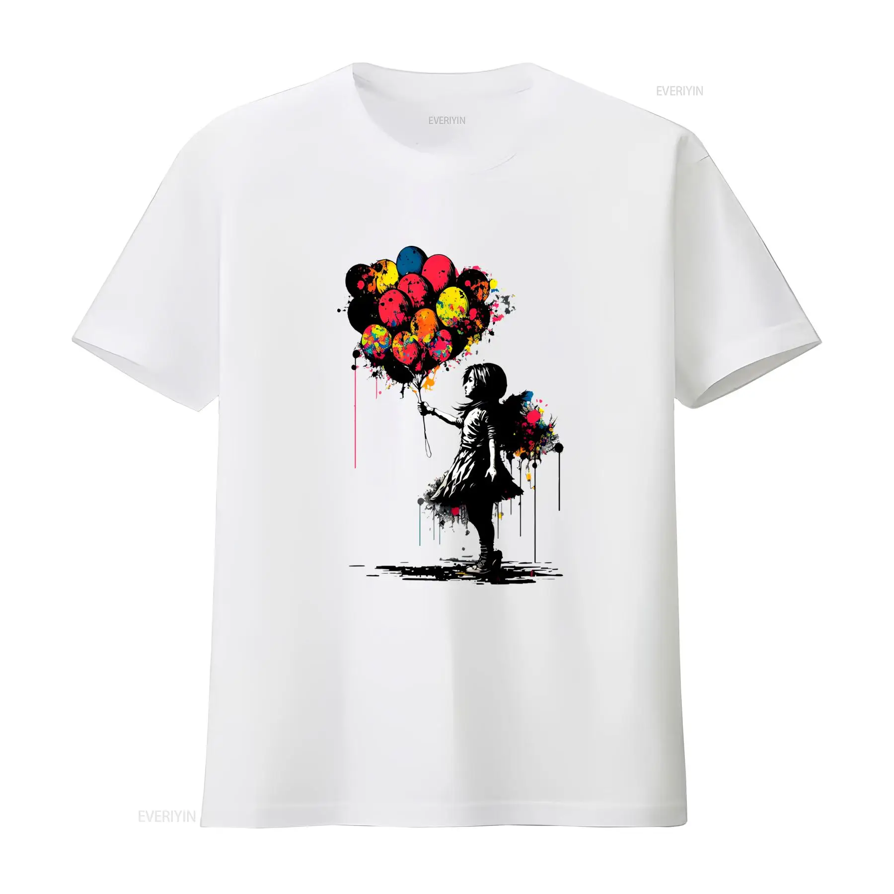 Banksy Peace T Shirt Balloon G - Street Fashion China Girl 评论和价格