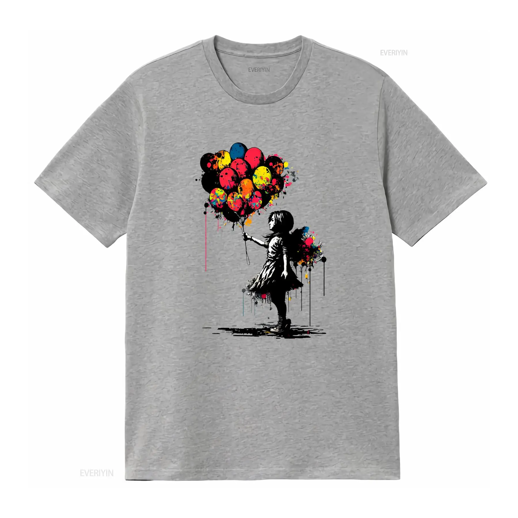 Banksy Peace T Shirt Balloon G - Street Fashion China Girl 评论和价格