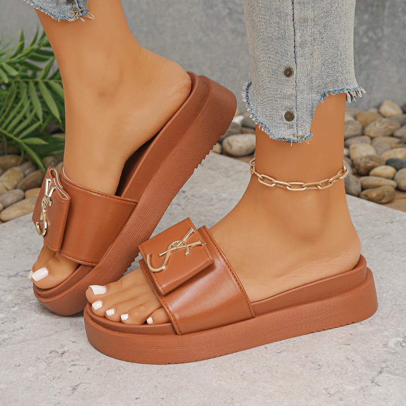 Slippers Luxury shoes Women Pl - Street Fashion Luxury 评论和价格