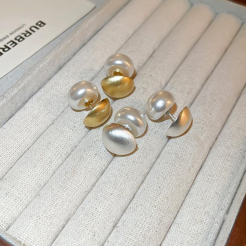 Fashion Asymmetric Pearl Earri - Street Fashion Luxury 评论和价格