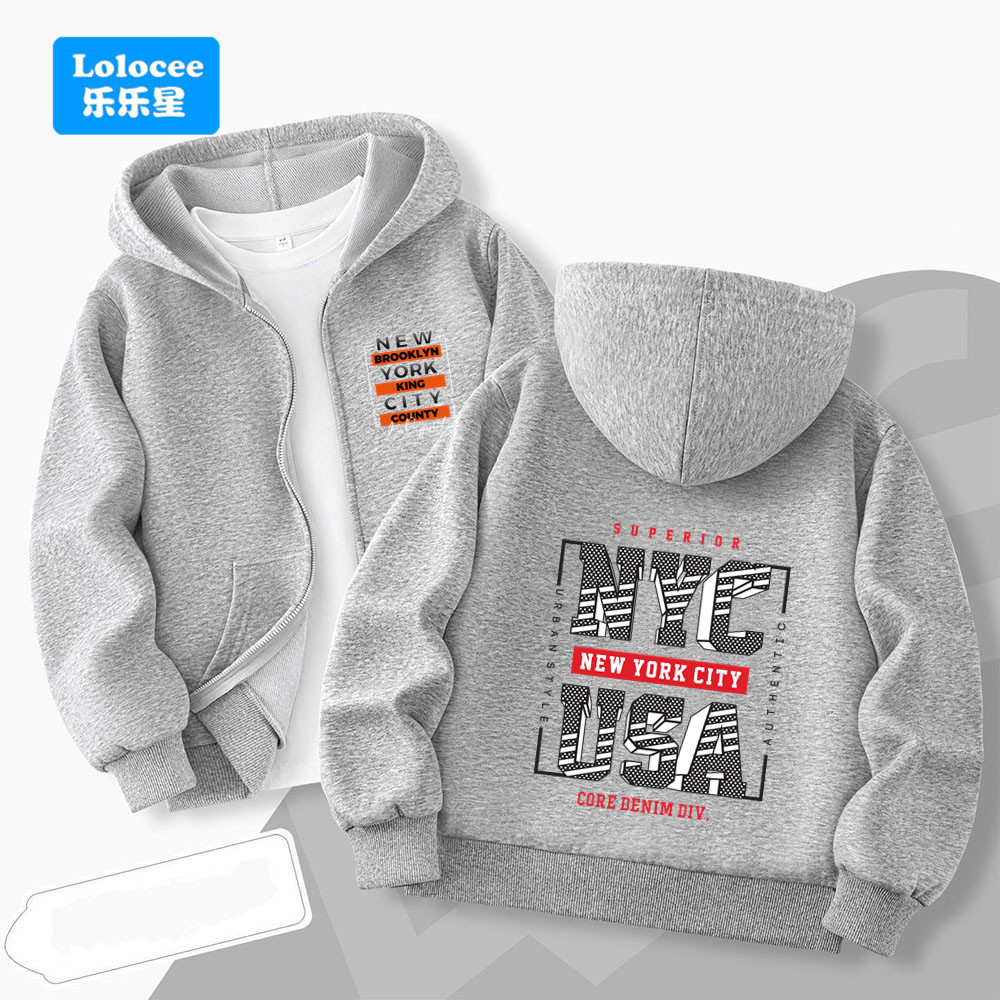 NEW YORK USA Letter Boys' Hood - Street Fashion Of New York 评论和价格