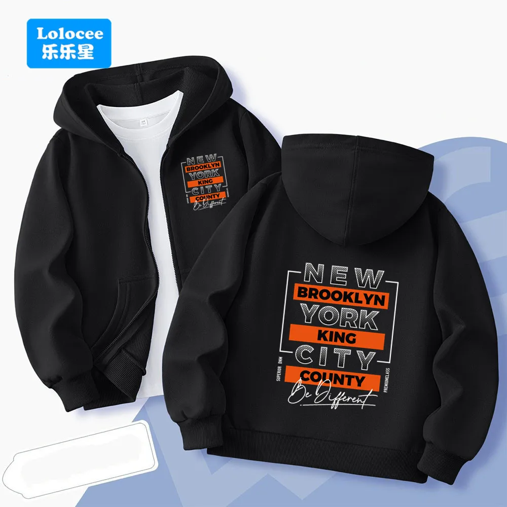 NEW YORK USA Letter Boys' Hood - Street Fashion Of New York 评论和价格