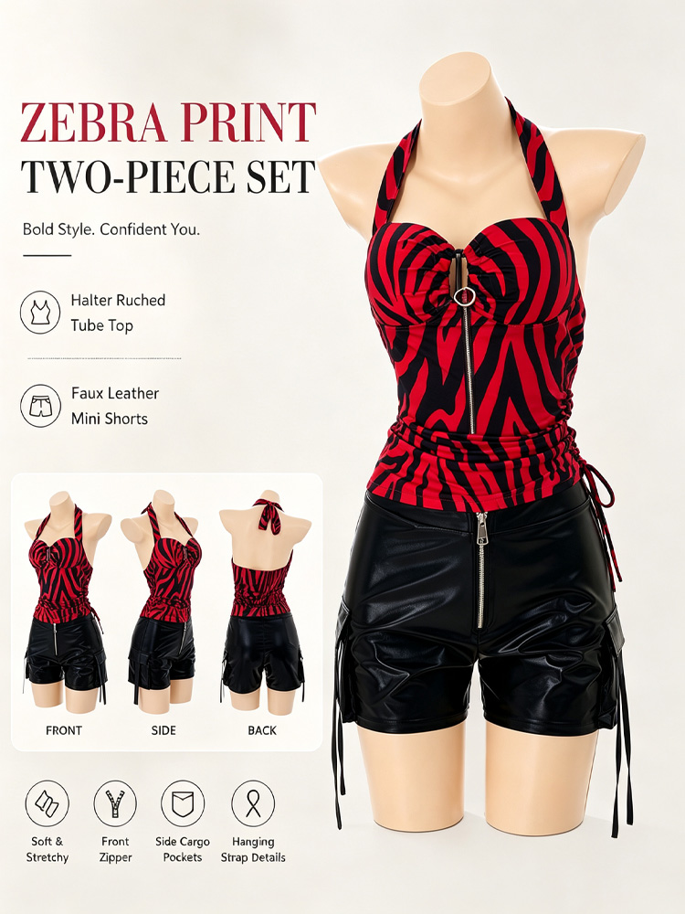 Nikki Cosplay Outfit Sexy Zebr - Street Fashion Theme 评论和价格