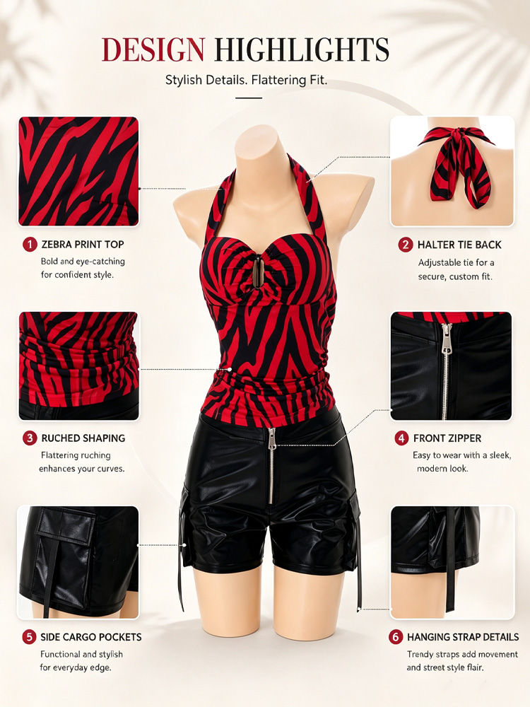 Nikki Cosplay Outfit Sexy Zebr - Street Fashion Theme 评论和价格