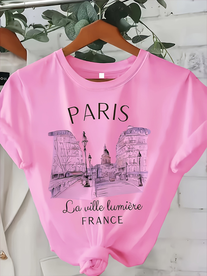 2026 New Women's Paris Print C - Street Fashion In Paris 评论和价格