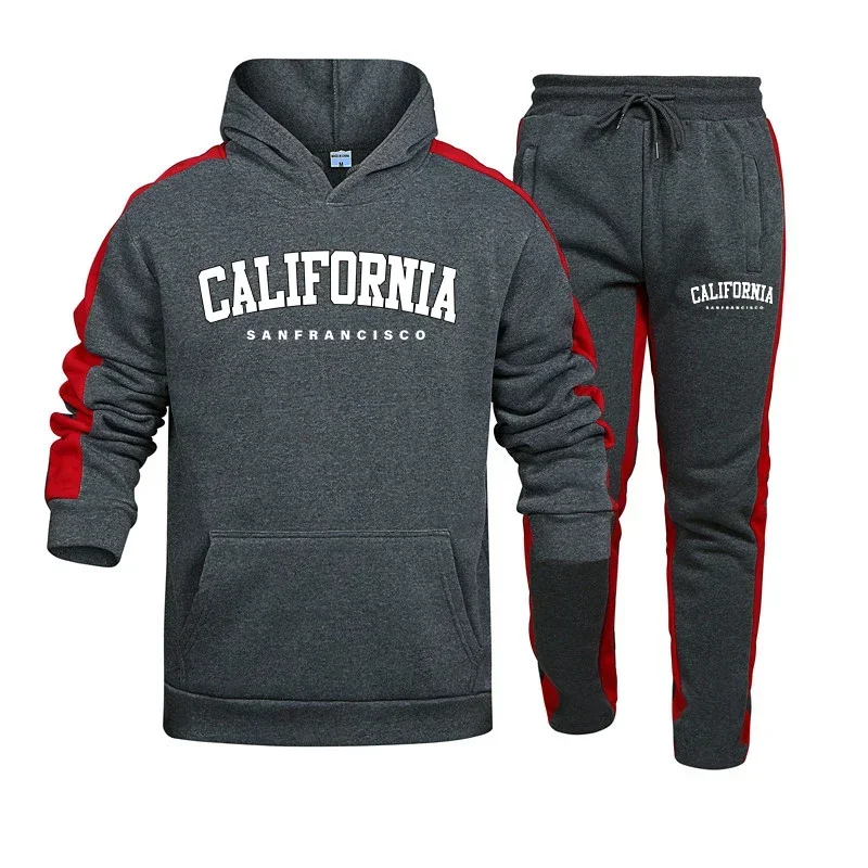 Men's Tracksuit 2 Pcs Sets Cas - Street Fashion China 评论和价格